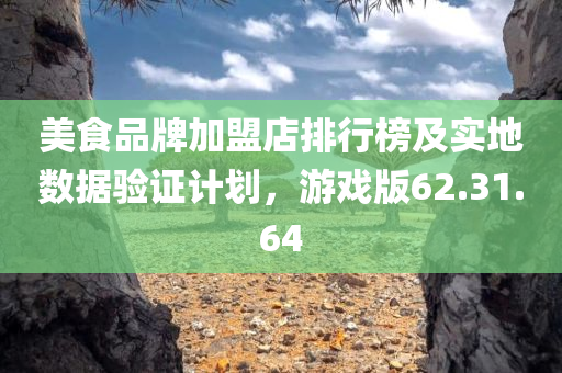 美食品牌加盟店排行榜及实地数据验证计划，游戏版62.31.64