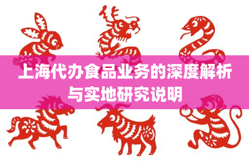 上海代办食品业务的深度解析与实地研究说明