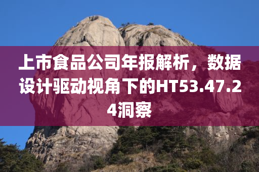 上市食品公司年报解析，数据设计驱动视角下的HT53.47.24洞察