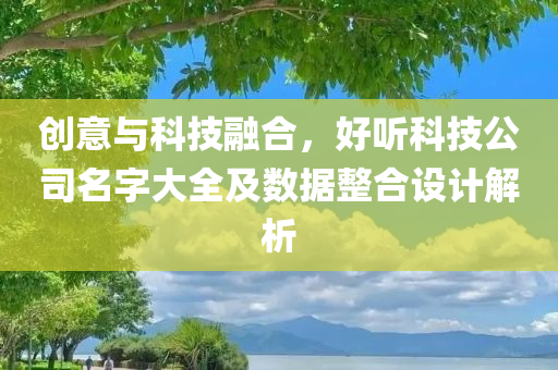 创意与科技融合，好听科技公司名字大全及数据整合设计解析