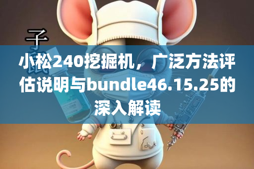 小松240挖掘机，广泛方法评估说明与bundle46.15.25的深入解读