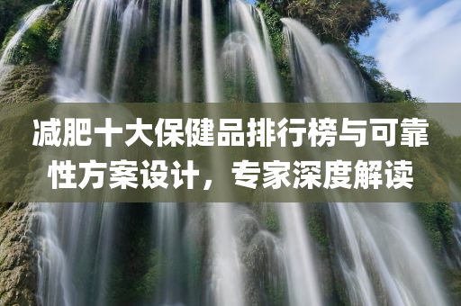 减肥十大保健品排行榜与可靠性方案设计，专家深度解读