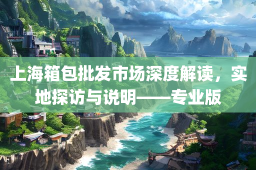 上海箱包批发市场深度解读，实地探访与说明——专业版