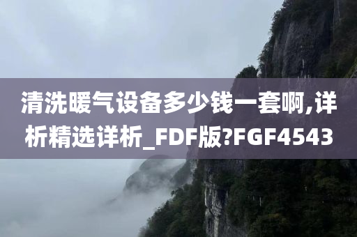 清洗暖气设备多少钱一套啊,详析精选详析_FDF版?FGF4543