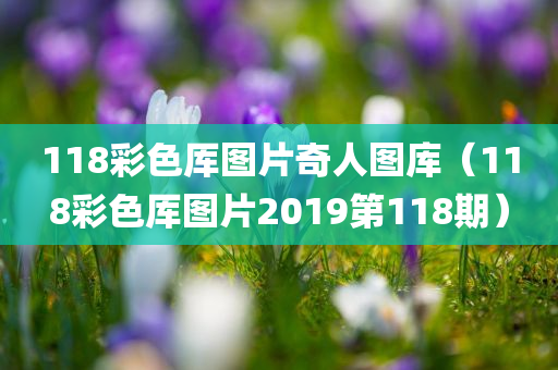 118彩色厍图片奇人图库（118彩色厍图片2019第118期）