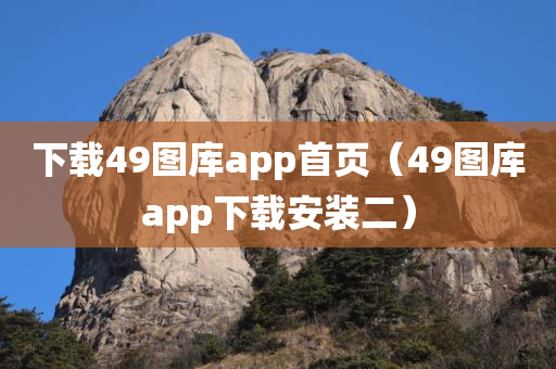 下载49图库app首页（49图库app下载安装二）