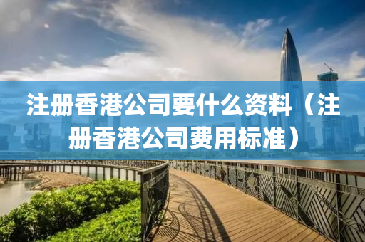 注册香港公司要什么资料（注册香港公司费用标准）