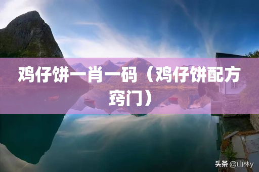 鸡仔饼一肖一码（鸡仔饼配方窍门）