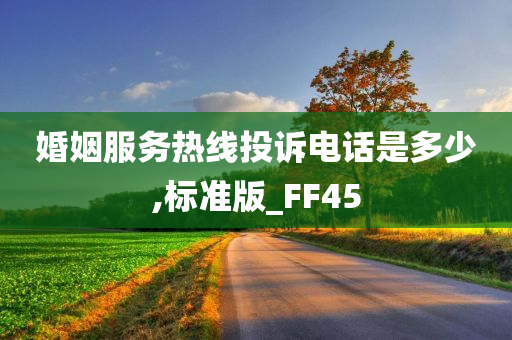 婚姻服务热线投诉电话是多少,标准版_FF45