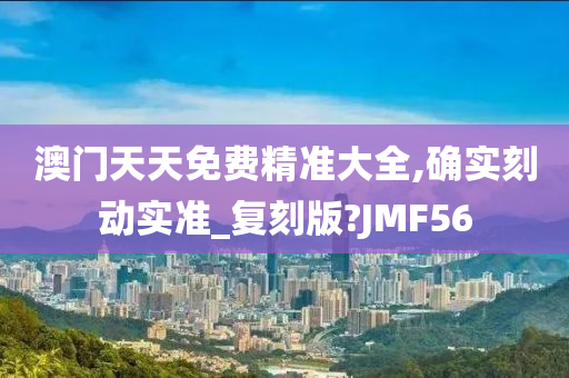 澳门天天免费精准大全,确实刻动实准_复刻版?JMF56