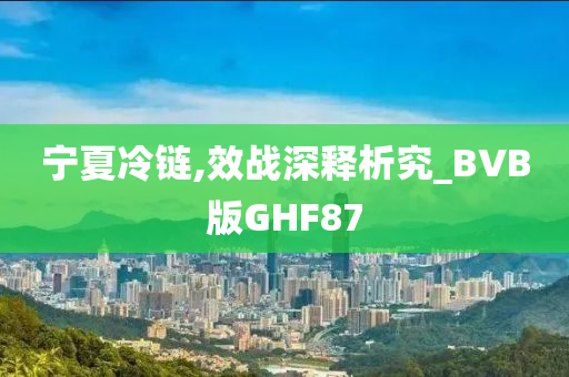 宁夏冷链,效战深释析究_BVB版GHF87