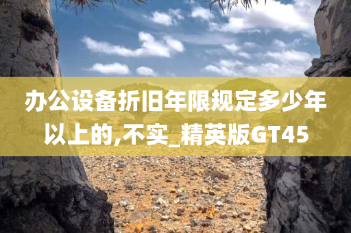 办公设备折旧年限规定多少年以上的,不实_精英版GT45