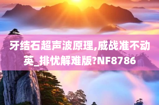 牙结石超声波原理,威战准不动英_排忧解难版?NF8786