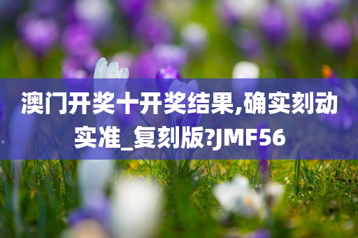 澳门开奖十开奖结果,确实刻动实准_复刻版?JMF56