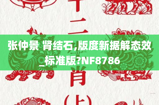 张仲景 肾结石,版度新据解态效_标准版?NF8786