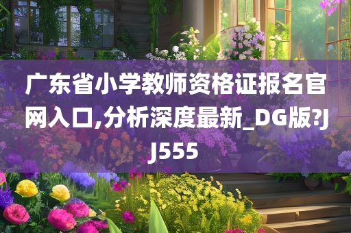 广东省小学教师资格证报名官网入口,分析深度最新_DG版?JJ555