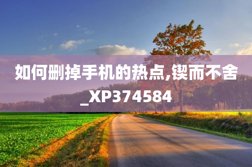 如何删掉手机的热点,锲而不舍_XP374584