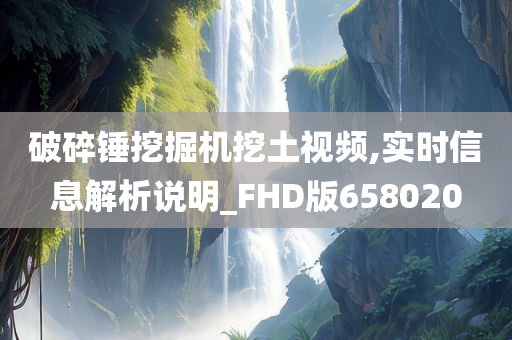 破碎锤挖掘机挖土视频,实时信息解析说明_FHD版658020