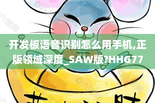 开发板语音识别怎么用手机,正版领域深度_SAW版?HHG77