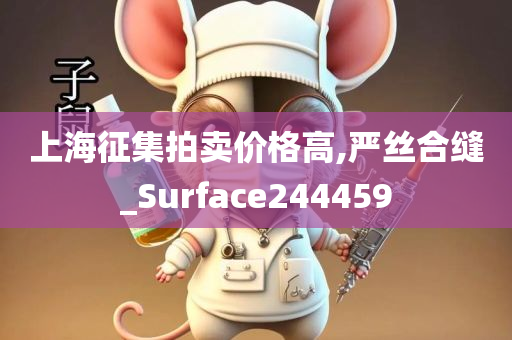 上海征集拍卖价格高,严丝合缝_Surface244459