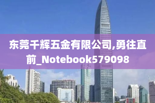 东莞千辉五金有限公司,勇往直前_Notebook579098