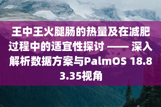 王中王火腿肠的热量及在减肥过程中的适宜性探讨 —— 深入解析数据方案与PalmOS 18.83.35视角