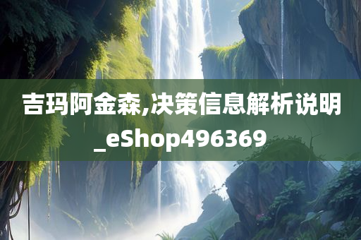 吉玛阿金森,决策信息解析说明_eShop496369