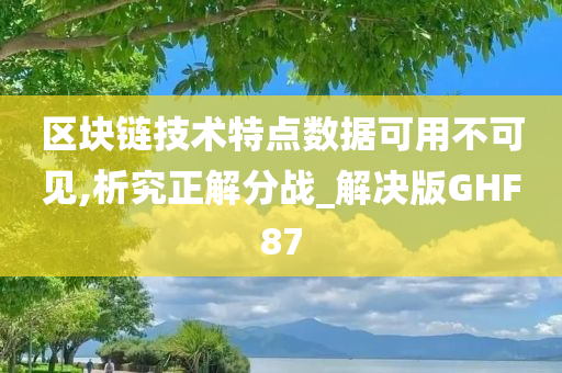 区块链技术特点数据可用不可见,析究正解分战_解决版GHF87