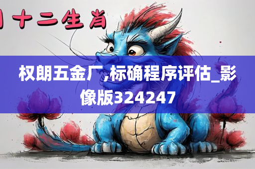 权朗五金厂,标确程序评估_影像版324247