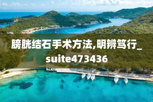 膀胱结石手术方法,明辨笃行_suite473436