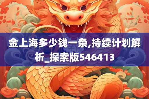 金上海多少钱一条,持续计划解析_探索版546413