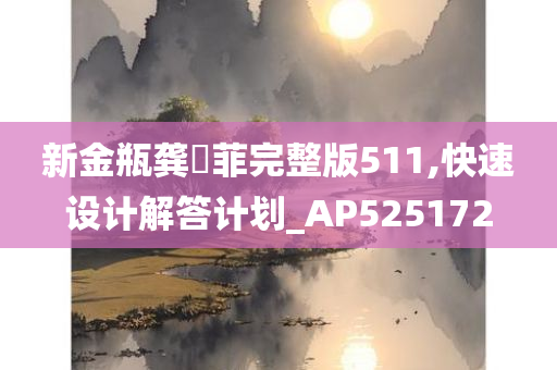 新金瓶龚玥菲完整版511,快速设计解答计划_AP525172