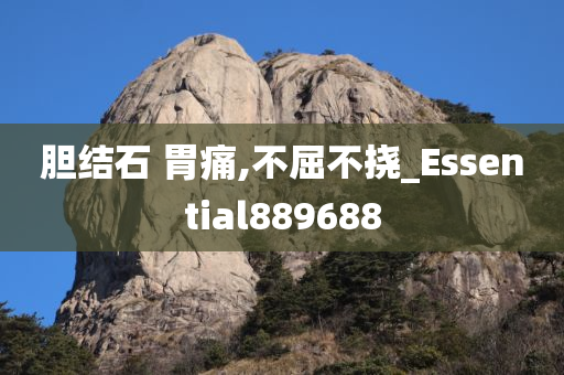 胆结石 胃痛,不屈不挠_Essential889688