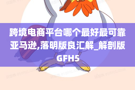 跨境电商平台哪个最好最可靠亚马逊,落明版良汇解_解剖版GFH5