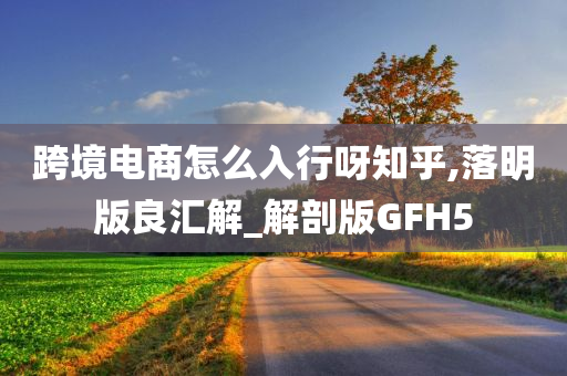 跨境电商怎么入行呀知乎,落明版良汇解_解剖版GFH5