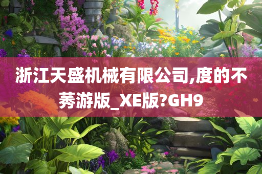 浙江天盛机械有限公司,度的不莠游版_XE版?GH9