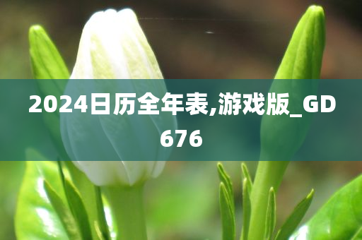 2024日历全年表,游戏版_GD676