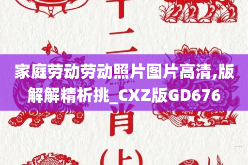 家庭劳动劳动照片图片高清,版解解精析挑_CXZ版GD676