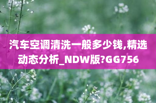 汽车空调清洗一般多少钱,精选动态分析_NDW版?GG756