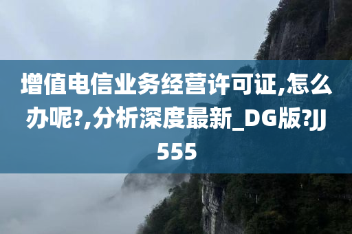 增值电信业务经营许可证,怎么办呢?,分析深度最新_DG版?JJ555