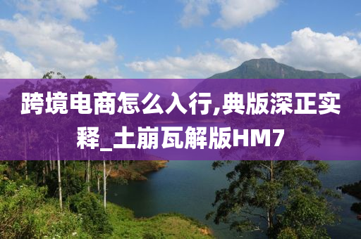 跨境电商怎么入行,典版深正实释_土崩瓦解版HM7