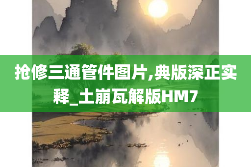 抢修三通管件图片,典版深正实释_土崩瓦解版HM7