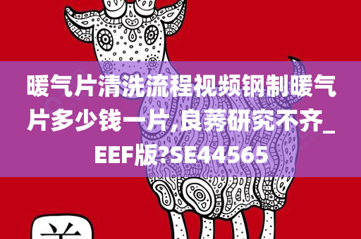 暖气片清洗流程视频钢制暖气片多少钱一片,良莠研究不齐_EEF版?SE44565