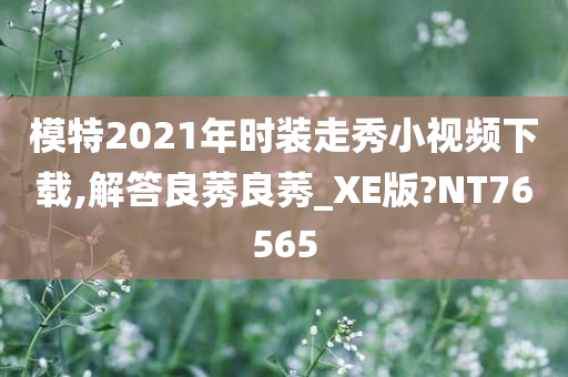 模特2021年时装走秀小视频下载,解答良莠良莠_XE版?NT76565