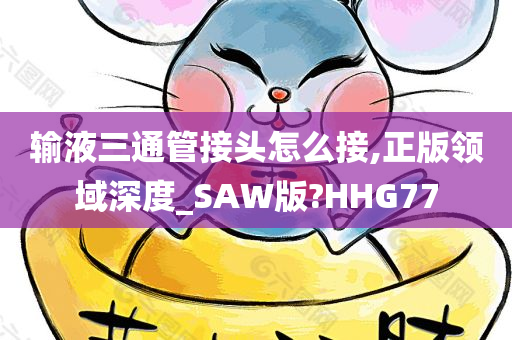 输液三通管接头怎么接,正版领域深度_SAW版?HHG77