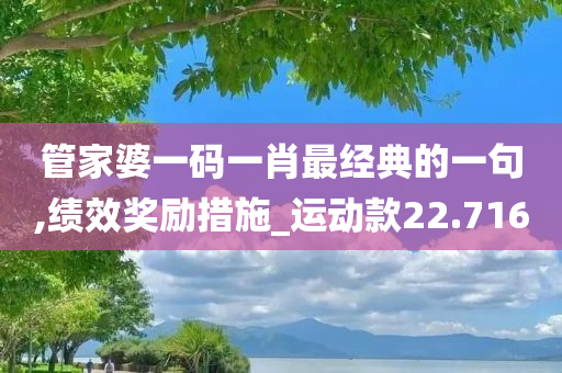 管家婆一码一肖最经典的一句,绩效奖励措施_运动款22.716