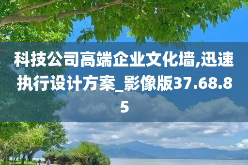 科技公司高端企业文化墙,迅速执行设计方案_影像版37.68.85