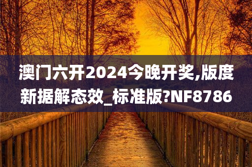 澳门六开2024今晚开奖,版度新据解态效_标准版?NF8786