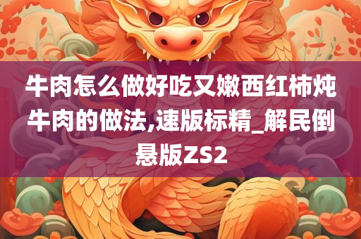 牛肉怎么做好吃又嫩西红柿炖牛肉的做法,速版标精_解民倒悬版ZS2