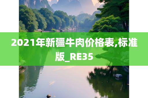 2021年新疆牛肉价格表,标准版_RE35